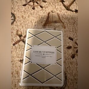 Louis Vuitton Beige and Black Geometric Card